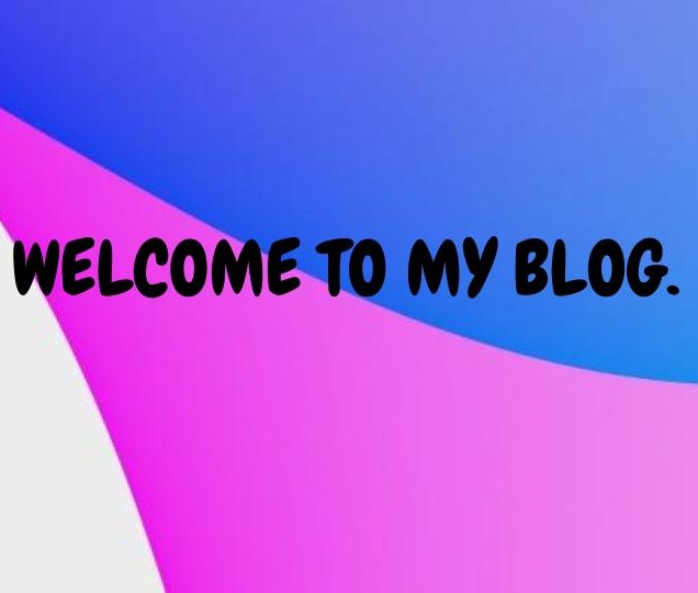 Welcome to my&nbsp;blog.